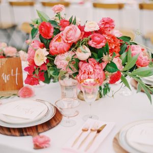 Pink Palm Springs Wedding