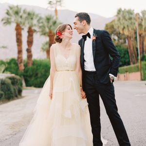 Colorful Palm Springs Wedding