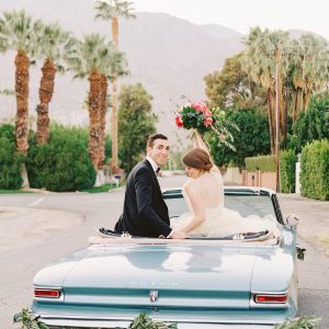 Colorful Palm Springs Wedding