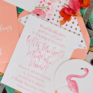 Colorful Palm Springs Wedding