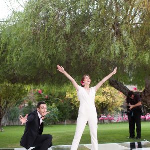 Colorful Palm Springs Wedding