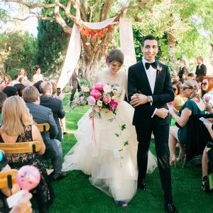 Colorful Palm Springs Wedding