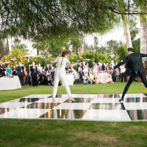 Colorful Palm Springs Wedding