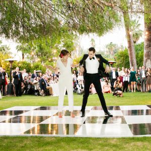 Colorful Palm Springs Wedding