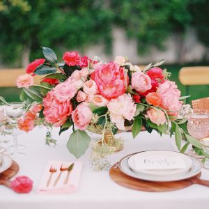 Pink Palm Springs Wedding