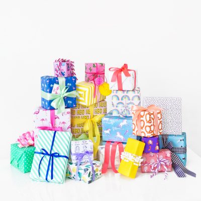 Six Awesome Birthday Gift Wrap Pairings Colorful presents