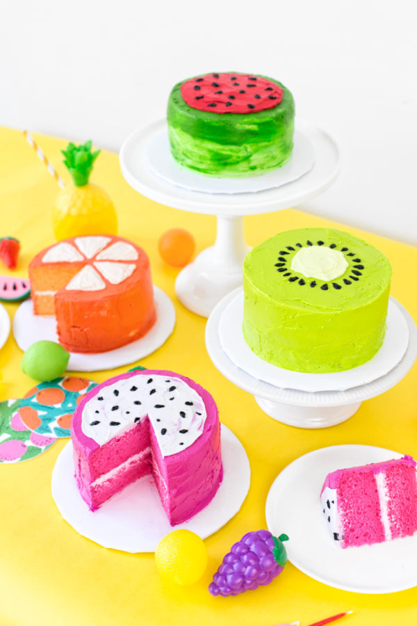 Cakes that look like fruit