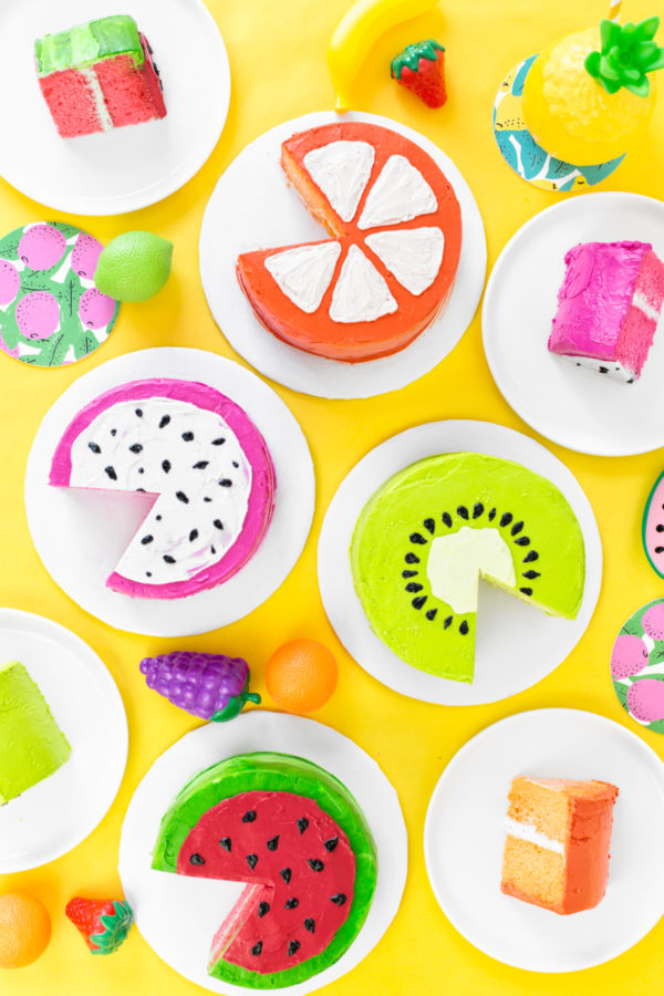 Cakes that look like fruit