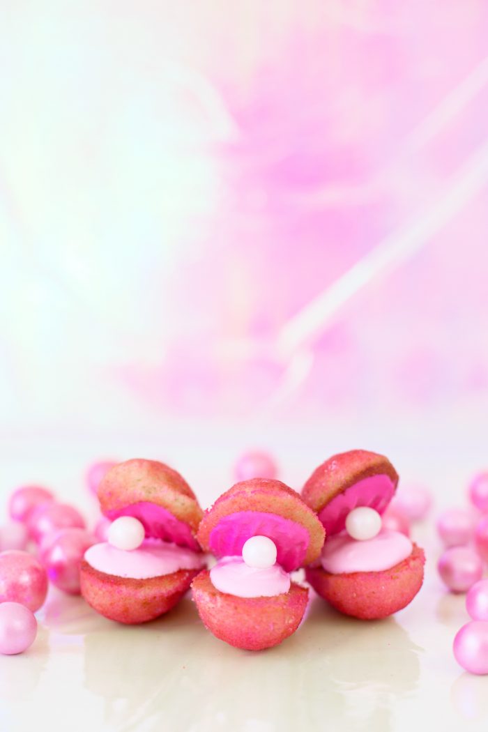 Under the Sea Birthday Party Madeleines that look like clamshells