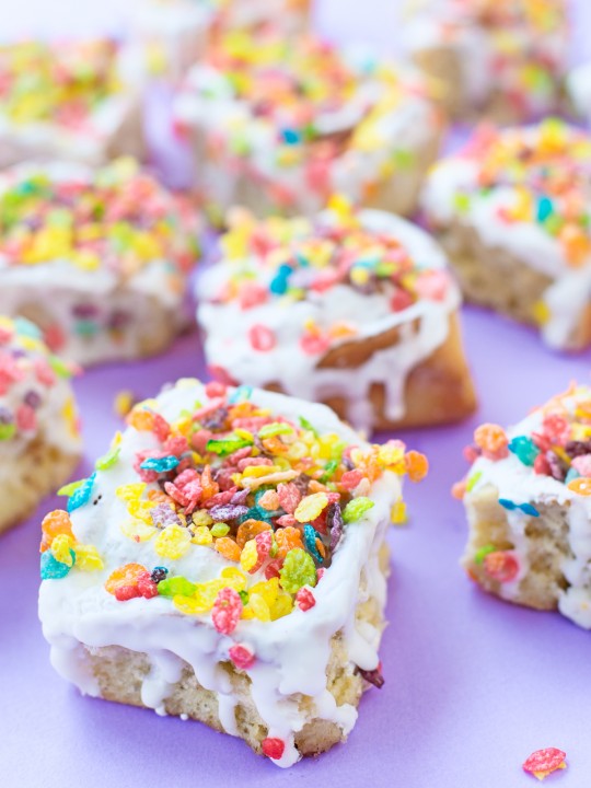 Cereal Milk Cinnamon Rolls