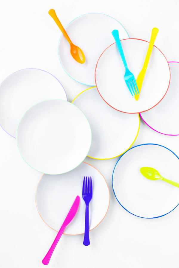 Plates and utensils