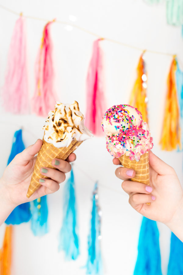 Three Ways to Jazz Up Ice Cream Cones