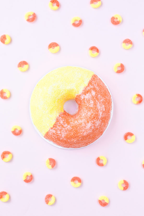 Peach ring cake
