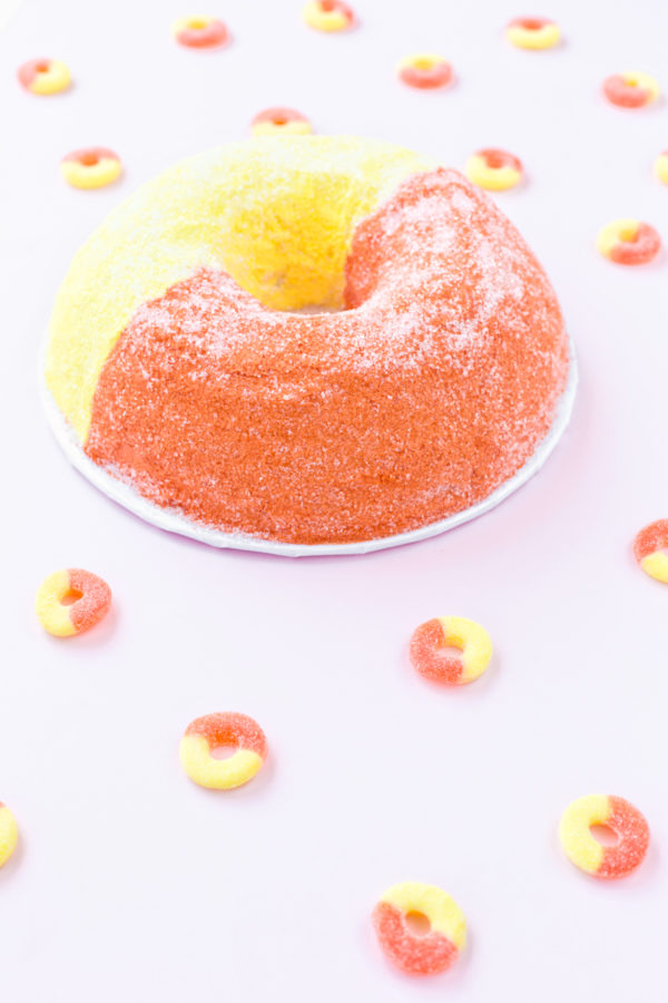 Peach ring cake