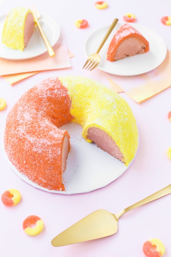 Colorful ring cake