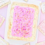 A giant pop tart cake