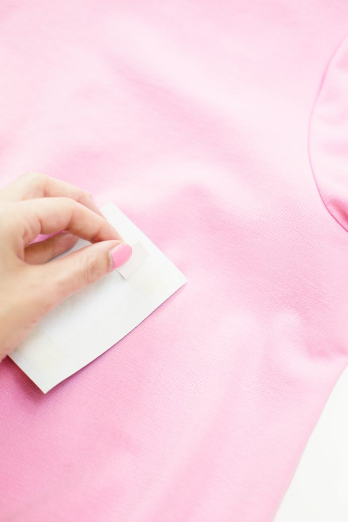Pink fabric