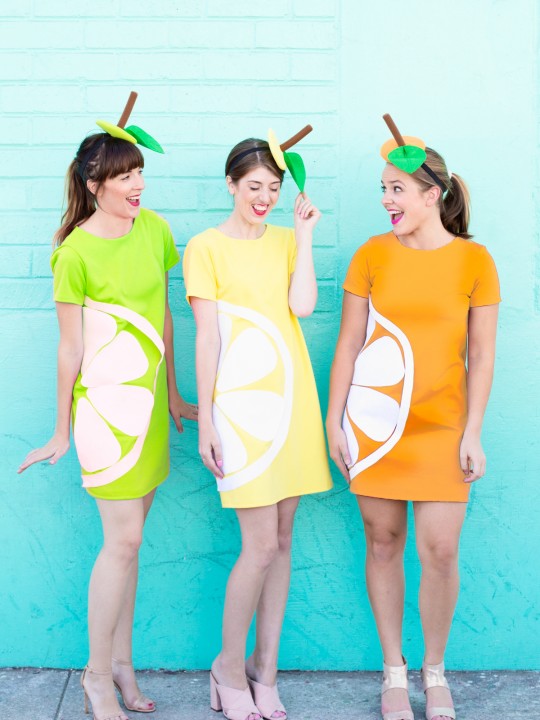 DIY Citrus Slice Costumes