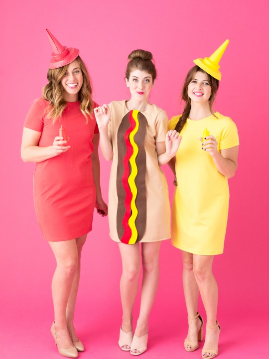 Easy DIY Hot Dog Costume