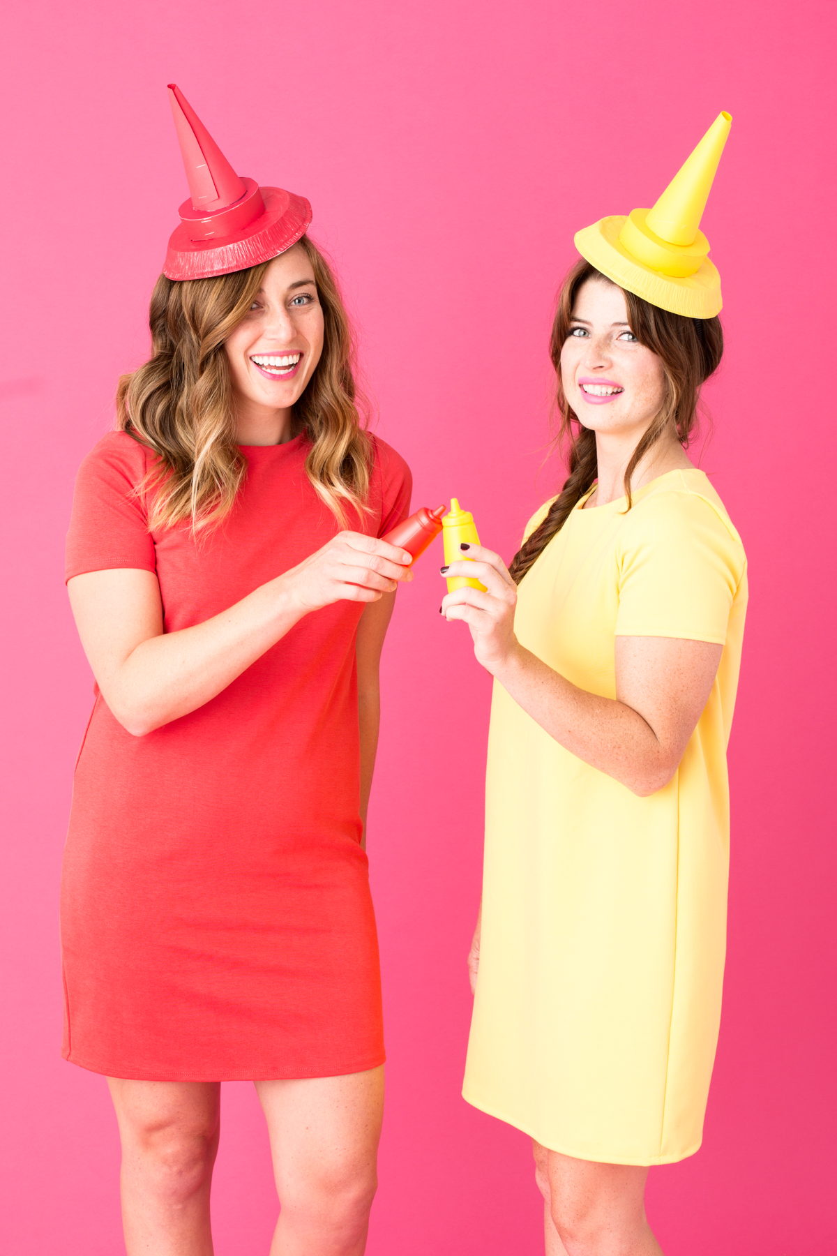 Easy DIY Ketchup and Mustard Costume