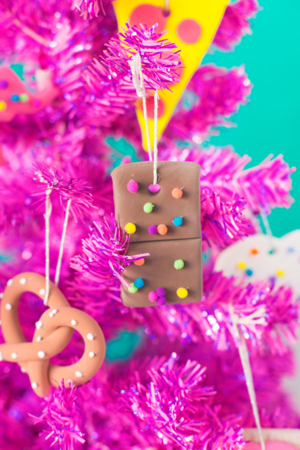 Chocolate candy ornament