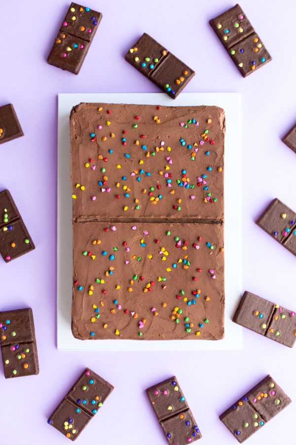 Cosmic brownie cake