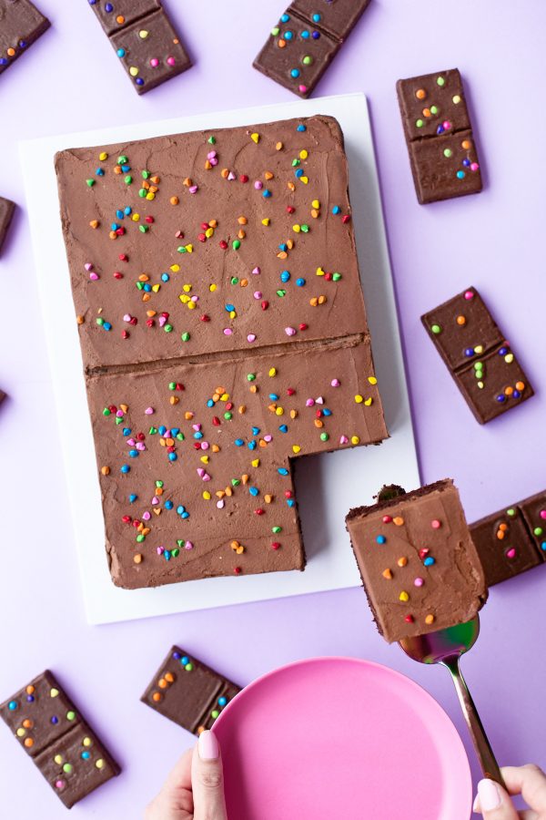 Cosmic brownie cake