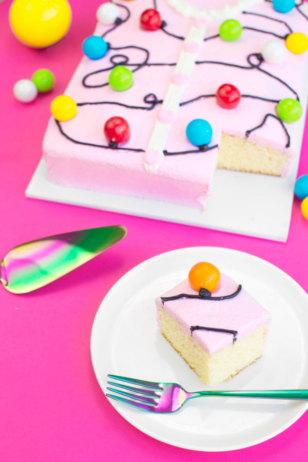 A cake that looks like an ugly Christmas sweater