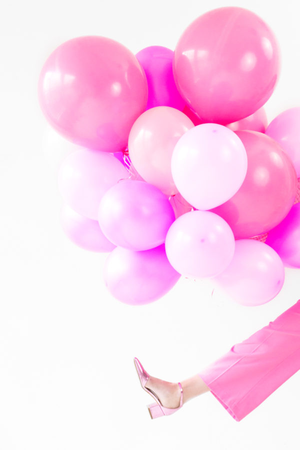 Pink balloons