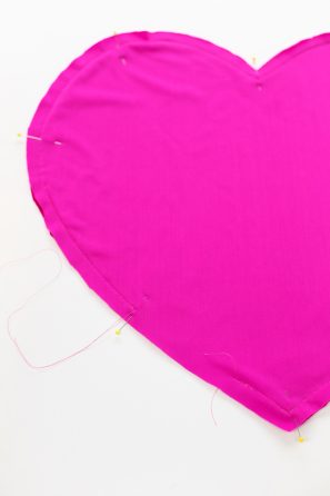 Pink fabric