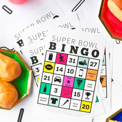 2025 Free Printable Super Bowl Bingo Free Printable Super Bowl Bingo