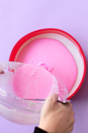 Pink frosting