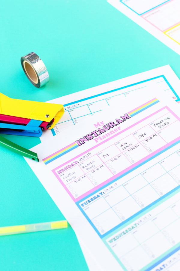 Colorful calendar