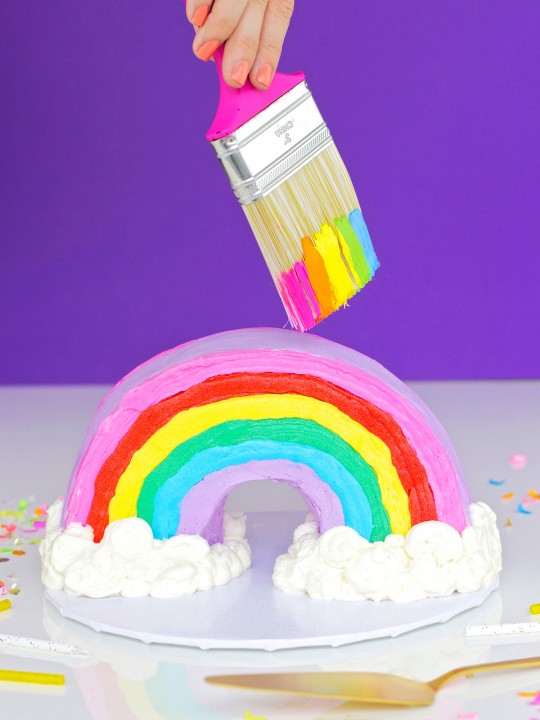 Rainbow Bundt Cake