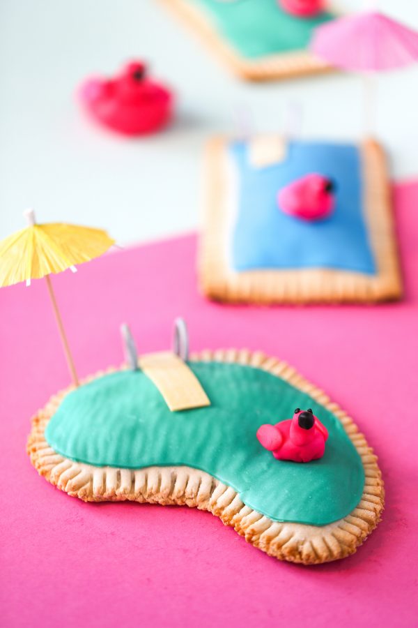 Swimming pool toaster pastries