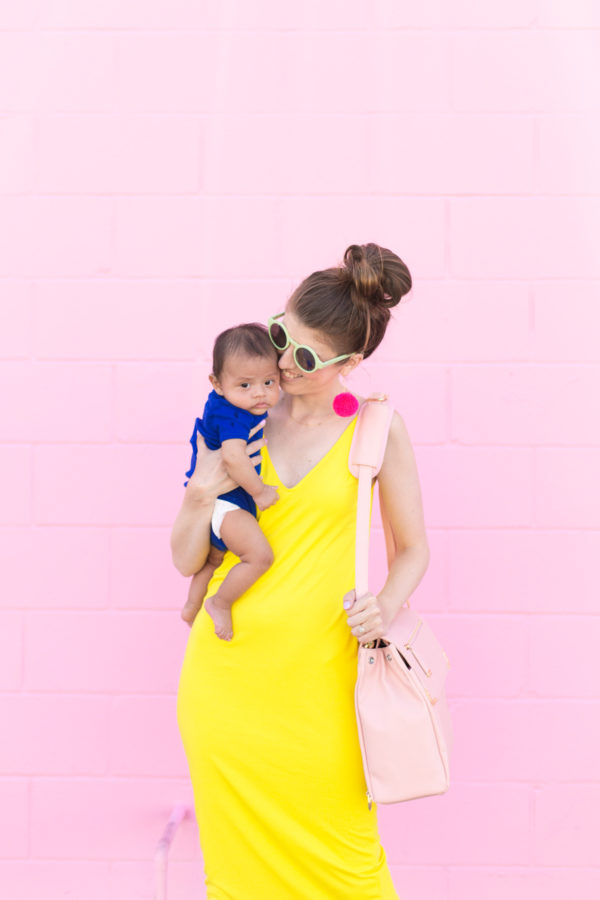 A person holding a baby