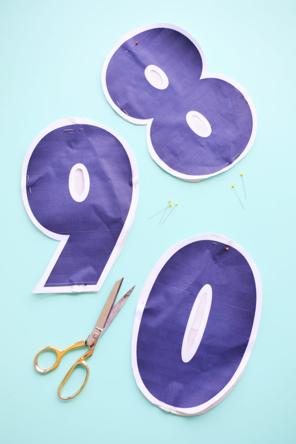 Number cutouts 