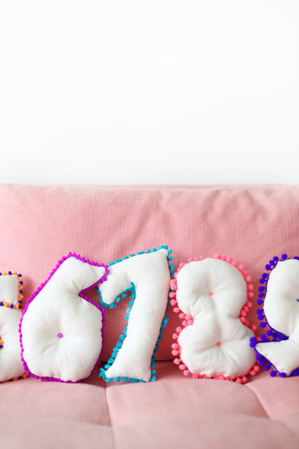 Number pillows