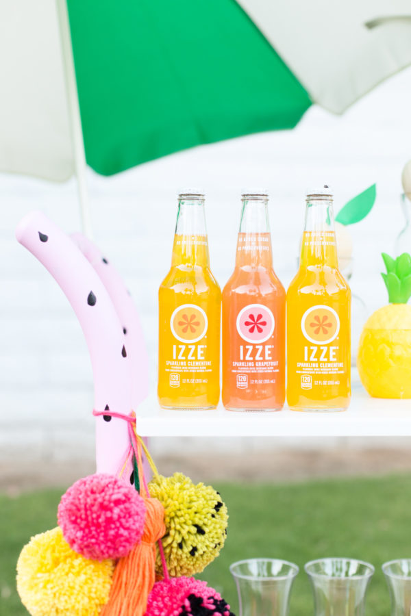 Izzy drinks