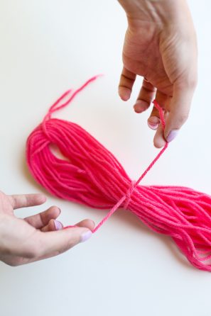 Pink string