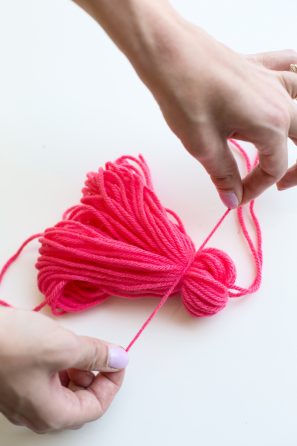 Pink string