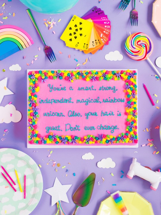 How To Write on a Cake (+DIY Compliment Cakes)