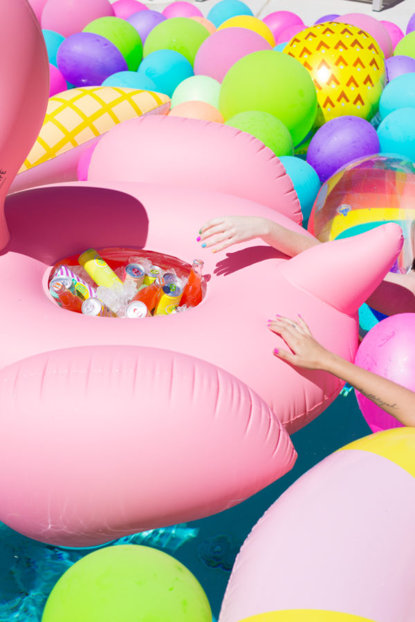 Pink floatie