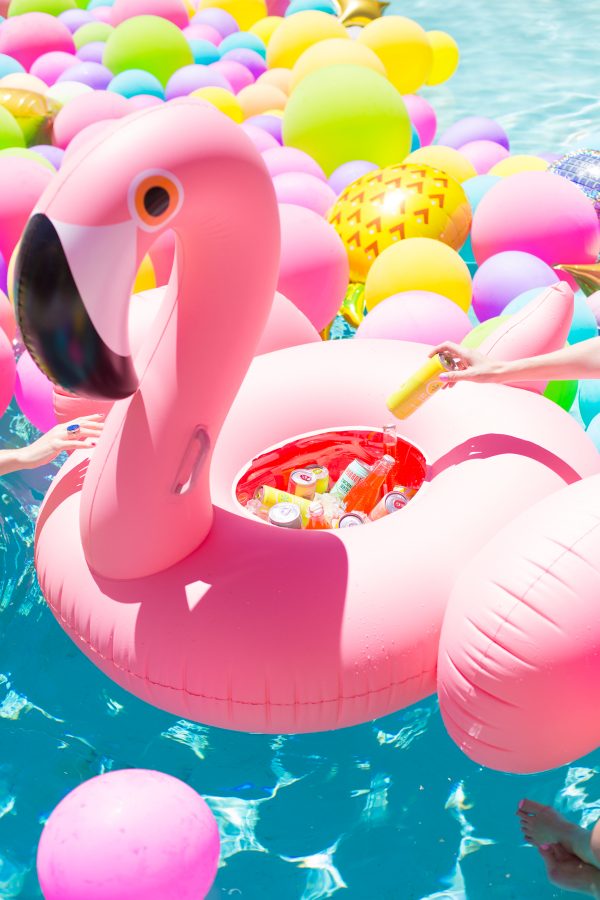 Flamingo floatie