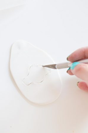 Clay and Exacto knife