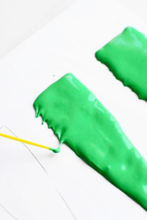Green frosting