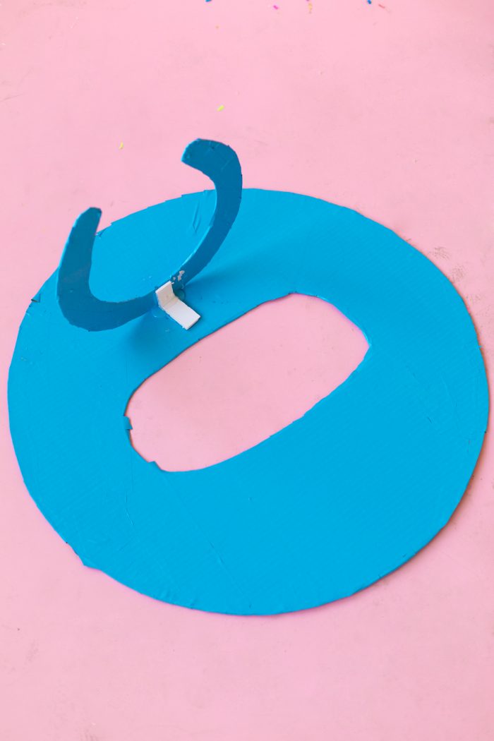 Blue cut out