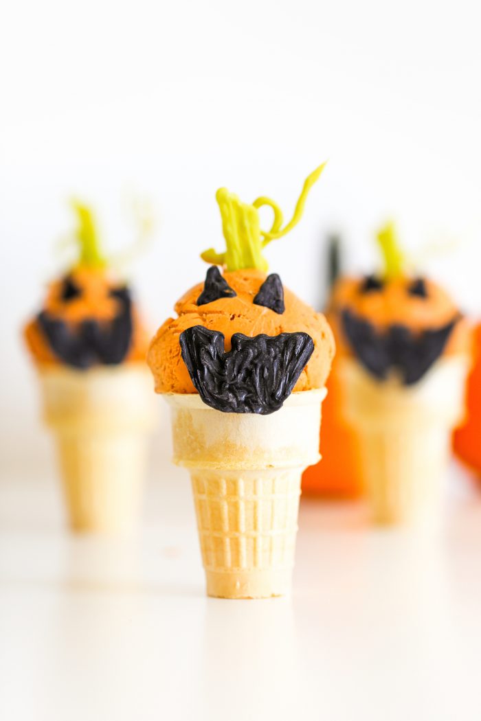 Jack O'Lantern Pumpkin Ice Cream