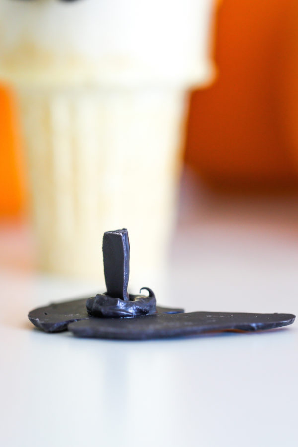 Black fondant