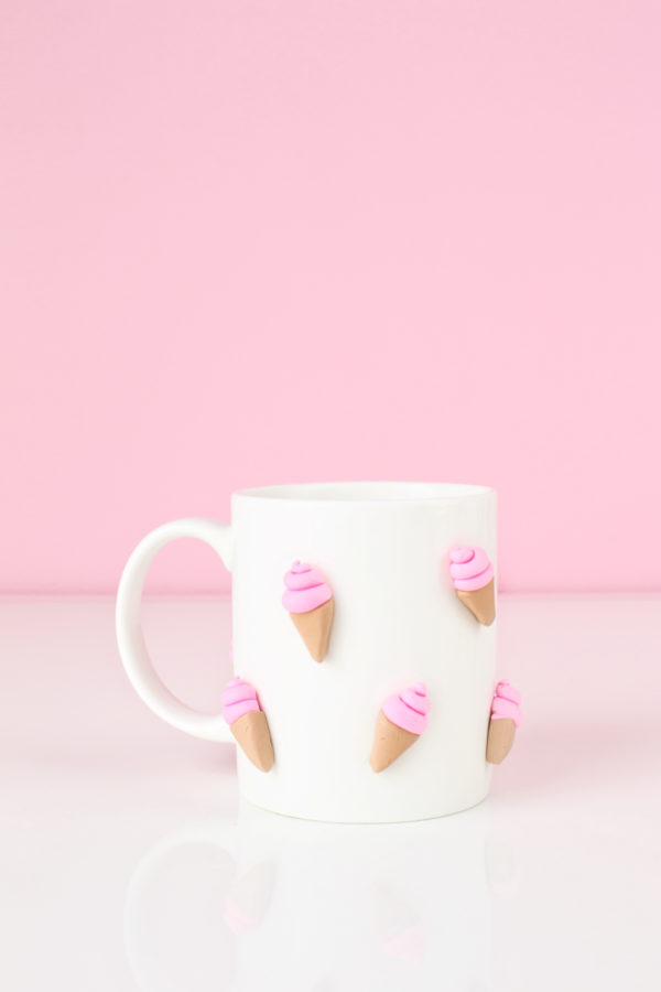 Mug with ice cream on it